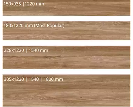 Wooden Vinyl Flooring Suntone, Wooden Plank Sizes For Flooring
